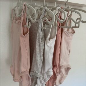 H&M baby girls Pale Pink Bandeau Tank Top